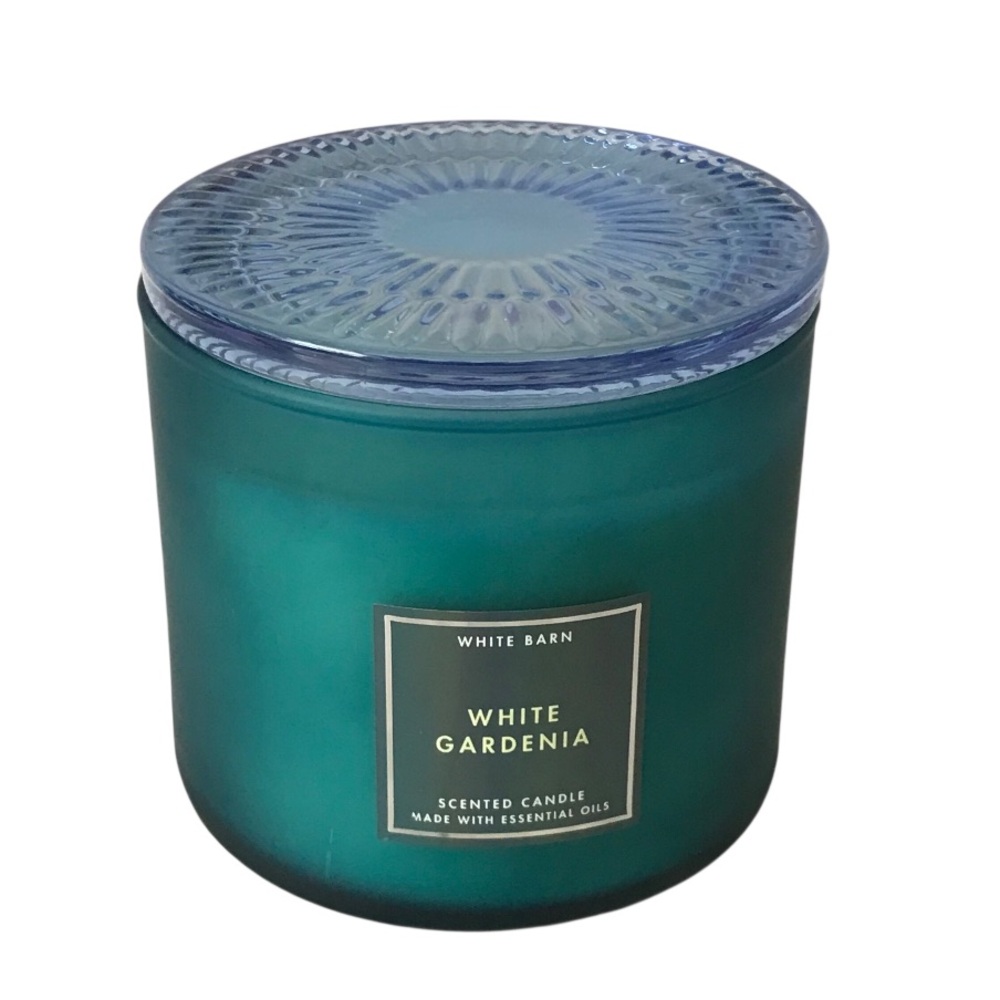 White Barn White Gardenia Scented Candle - Green